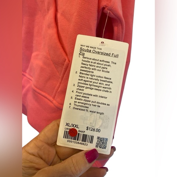 NWT Lululemon scuba oversized full zip Size XL/XXL - Picture 4 of 5